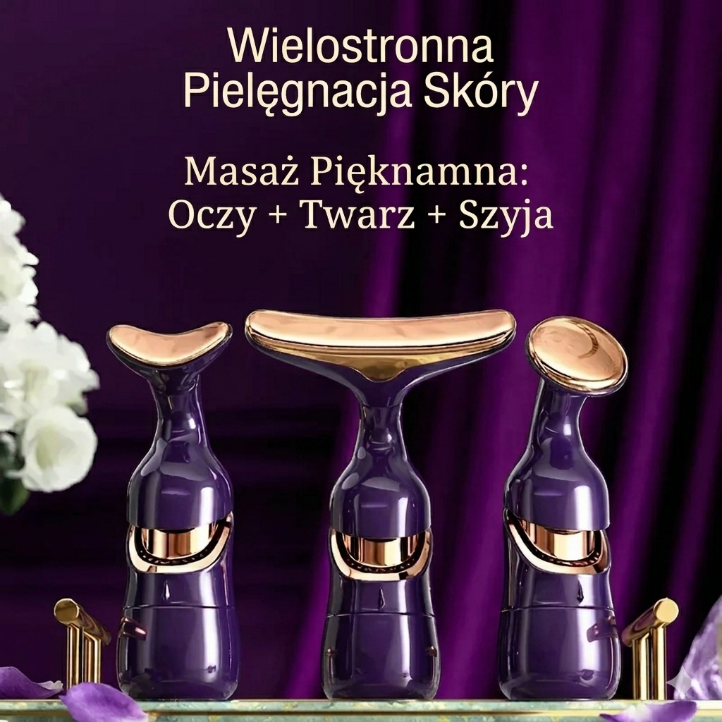 JawlinePro™ 3-w-1: Soniczny System Modelowania Twarzy i Szyi